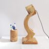Verstellbare Holz Schreibtisch Leselampe mit Stifhalter