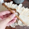 Holz-Haarnadel für Frauen Handgefertigt mit Irans Karten-Design