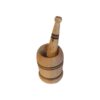 Holzmörser & Stößel Set Kräuter- und Gewürzmühle