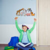 Kinderzimmer-Wandsticker aus Holz für das Babyzimmer Modell Tiere