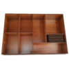 Holz-Teebox-Organizer mit Fächern, multifunktional