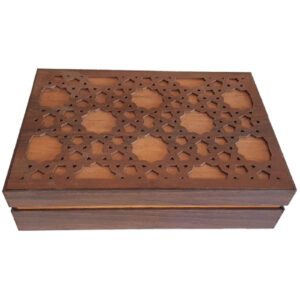 Holz-Teebox-Organizer mit Fächern, multifunktional