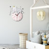 Holzwanduhr für das Kinderzimmer mit Elefanten-Design