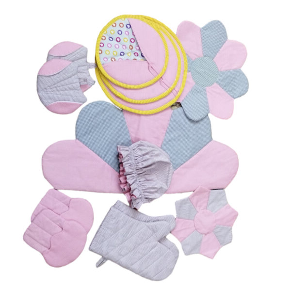 13-teiliges Schürzen- und Küchenzubehörset Rosa