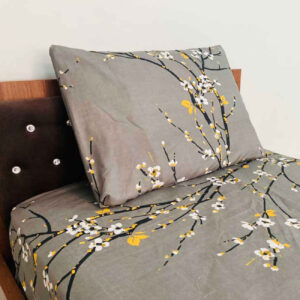 2-teiliges Bettlaken-Set mit Blumenmuster