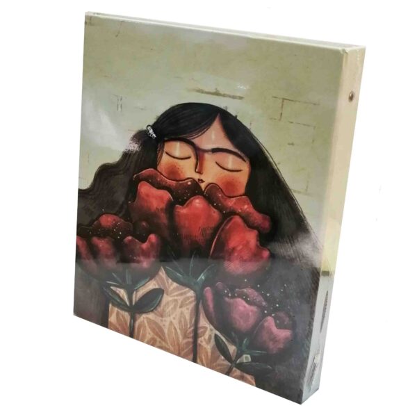 Ordner-Notizbuch 100 Blätter im Mohnblumen-Design von MRNOTE