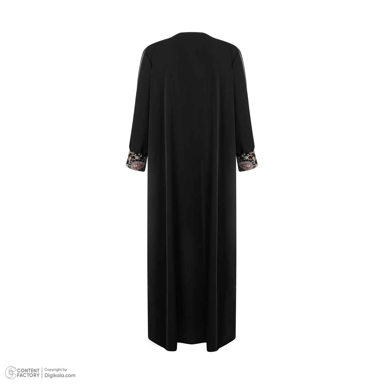 Abaya Stilvoll Locker geschnitten für Frauen mit Floralem Paisley-Design