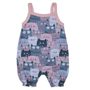 Baby Mädchen ärmelloser Strampler Atmungsaktiv & Ideal für den Sommer