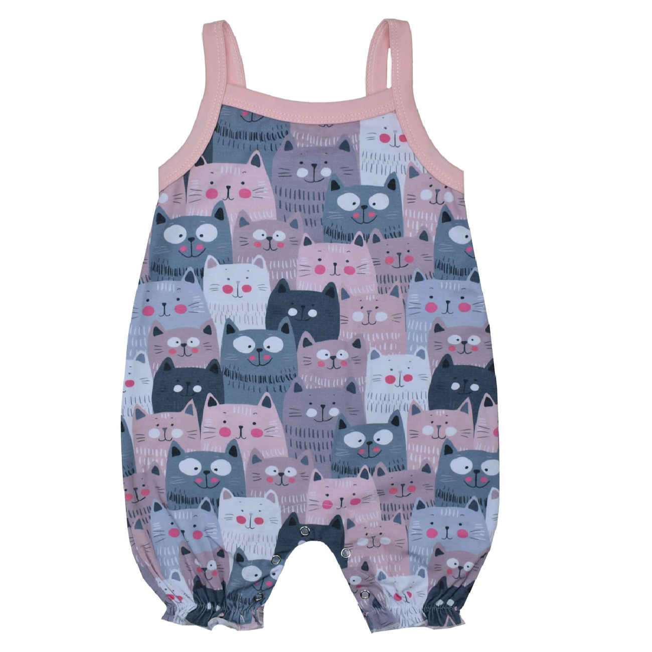 Baby Mädchen ärmelloser Strampler Atmungsaktiv & Ideal für den Sommer