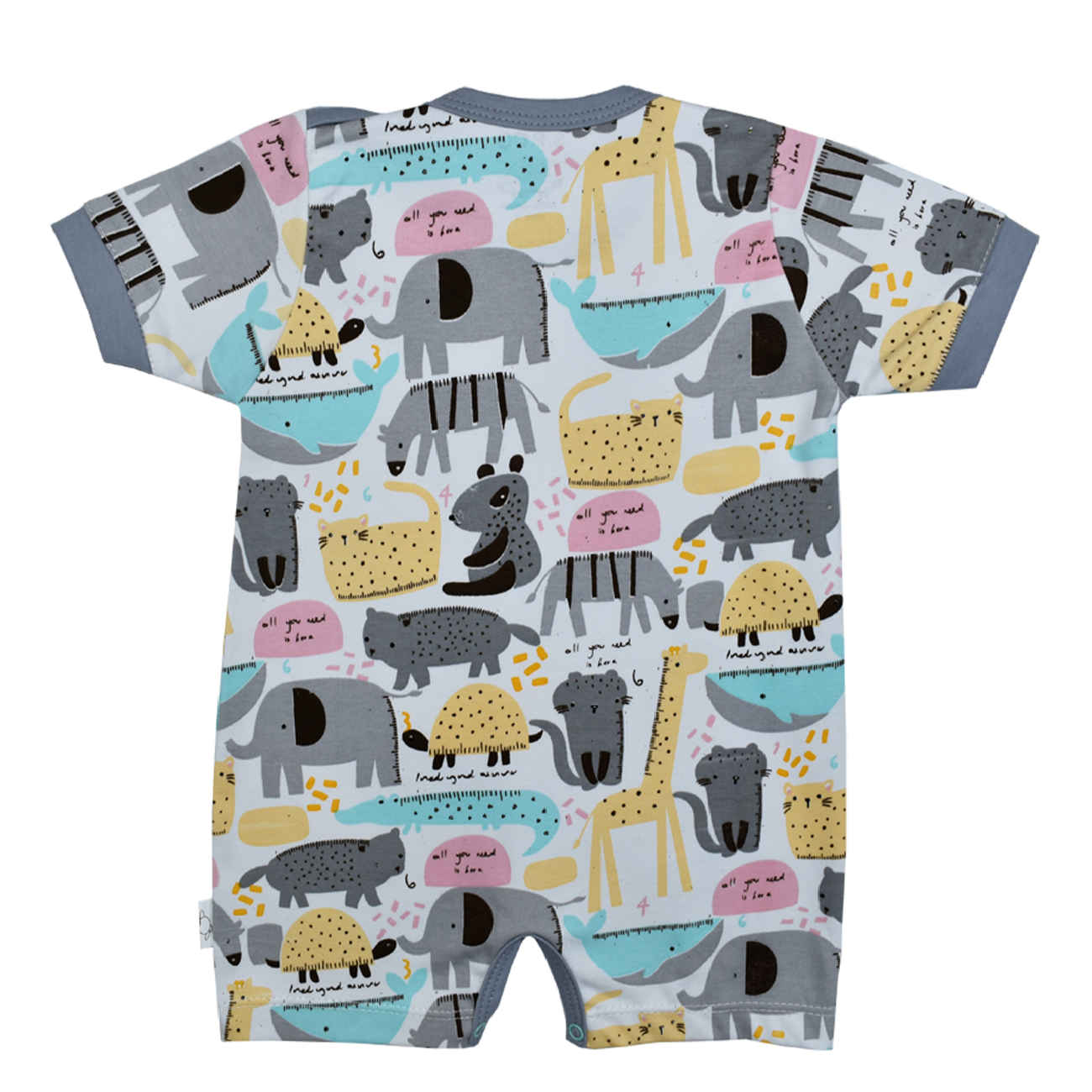 Baby Kurzarm Strampler Komfortabel & Atmungsaktiv