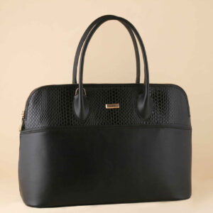 Bauletto Lederhandtasche – Mit Großer Kapazität in Schwarz