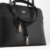 Bauletto Lederhandtasche - Mit Großer Kapazität in Schwarz