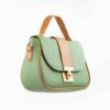 Bauletto Lederhandtasche - Mit Einzelgriff & Langem Riemen