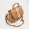 Bauletto Lederhandtasche - Mit Einzelgriff & Langem Riemen