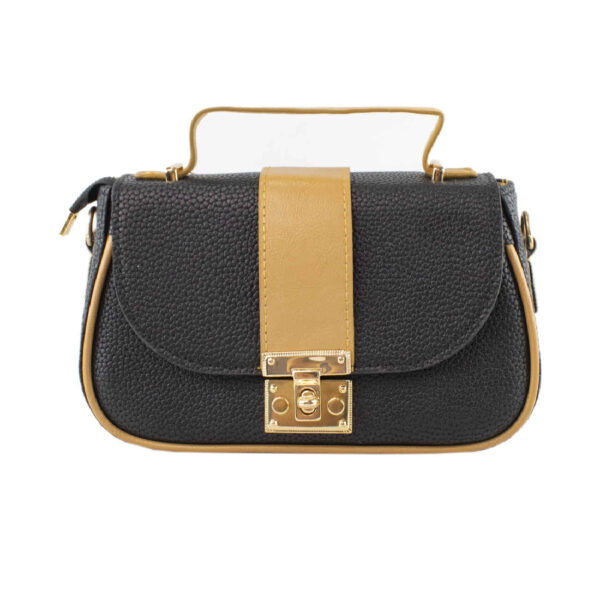 Bauletto Lederhandtasche - Mit Einzelgriff & Langem Riemen