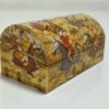Handgefertigte Knochen-Schmuckbox mit persisch inspiriertem Design
