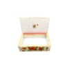 Handgefertigte Knochen-Schmuckbox mit persisch inspiriertem Blumen-Design