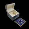 Handgefertigte Knochen-Schmuckbox mit persisch inspiriertem Design
