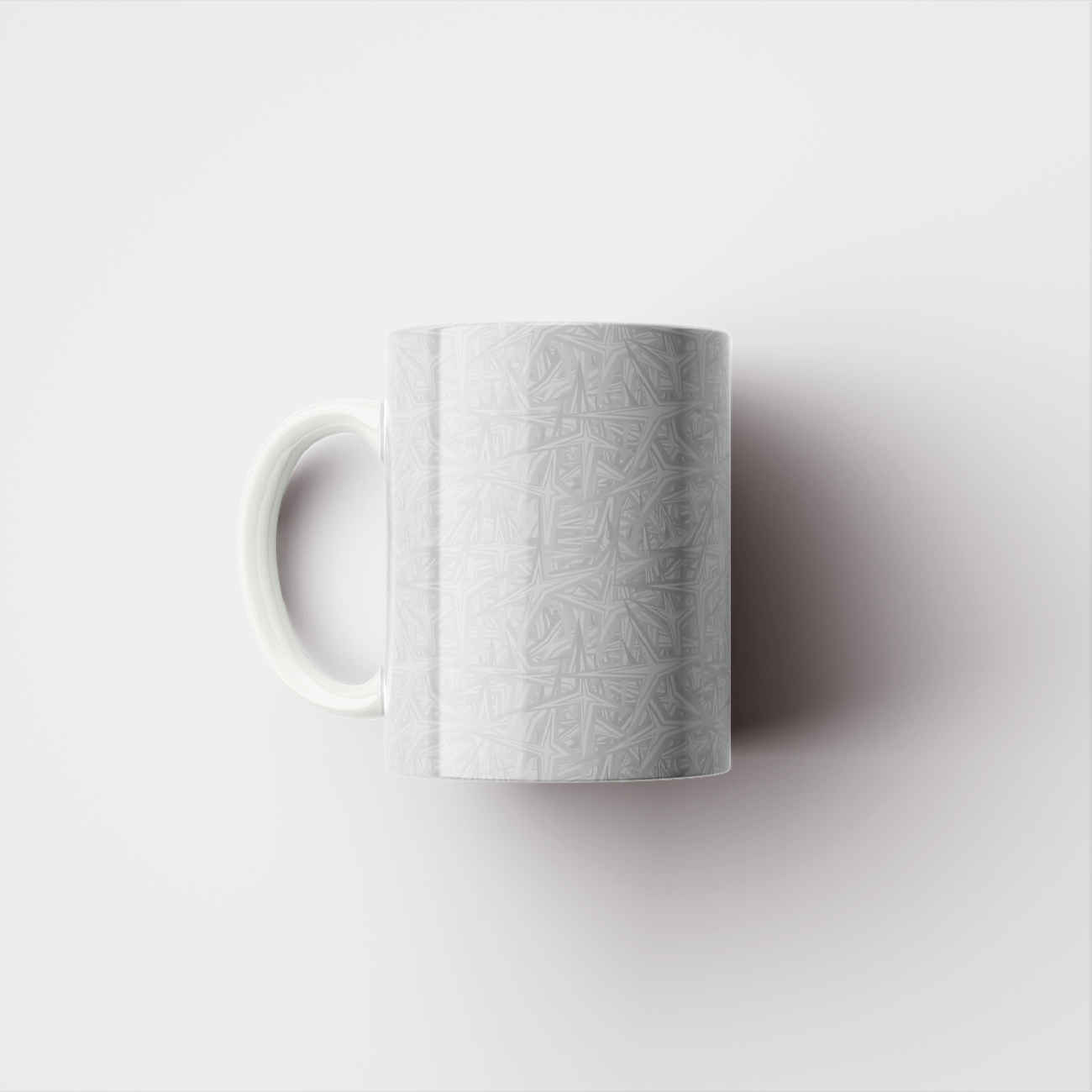 Keramik-Kaffeetasse mit geometrischem Design – Funktionales Trinkgeschirr