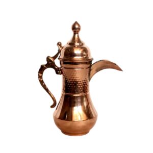 Arabische Kaffeekanne aus Kupfer für die Zubereitung von Qahwa und arabischem Kaffee – Modell Mendel