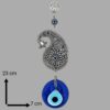 Dekoratives Böses-Auge-Amulett zum Aufhängen Modell Termeh