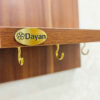 Dekorativer Wand-Schlüsselhalter mit Regal und Haken