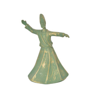 Dekorative Sufi-Sema-Tänzer-Figur – Wirbelnde Derwisch-Spirituelle Kunst