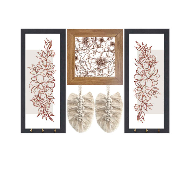 Dekorativer & hölzerner Wand-Schlüsselhalter für Ihren Eingangsbereich