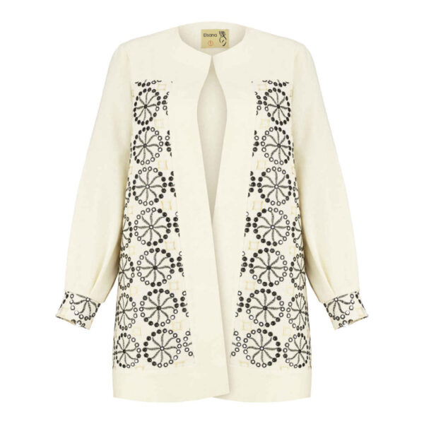 Eleganter persischer Leinen Manto, schick und bequem