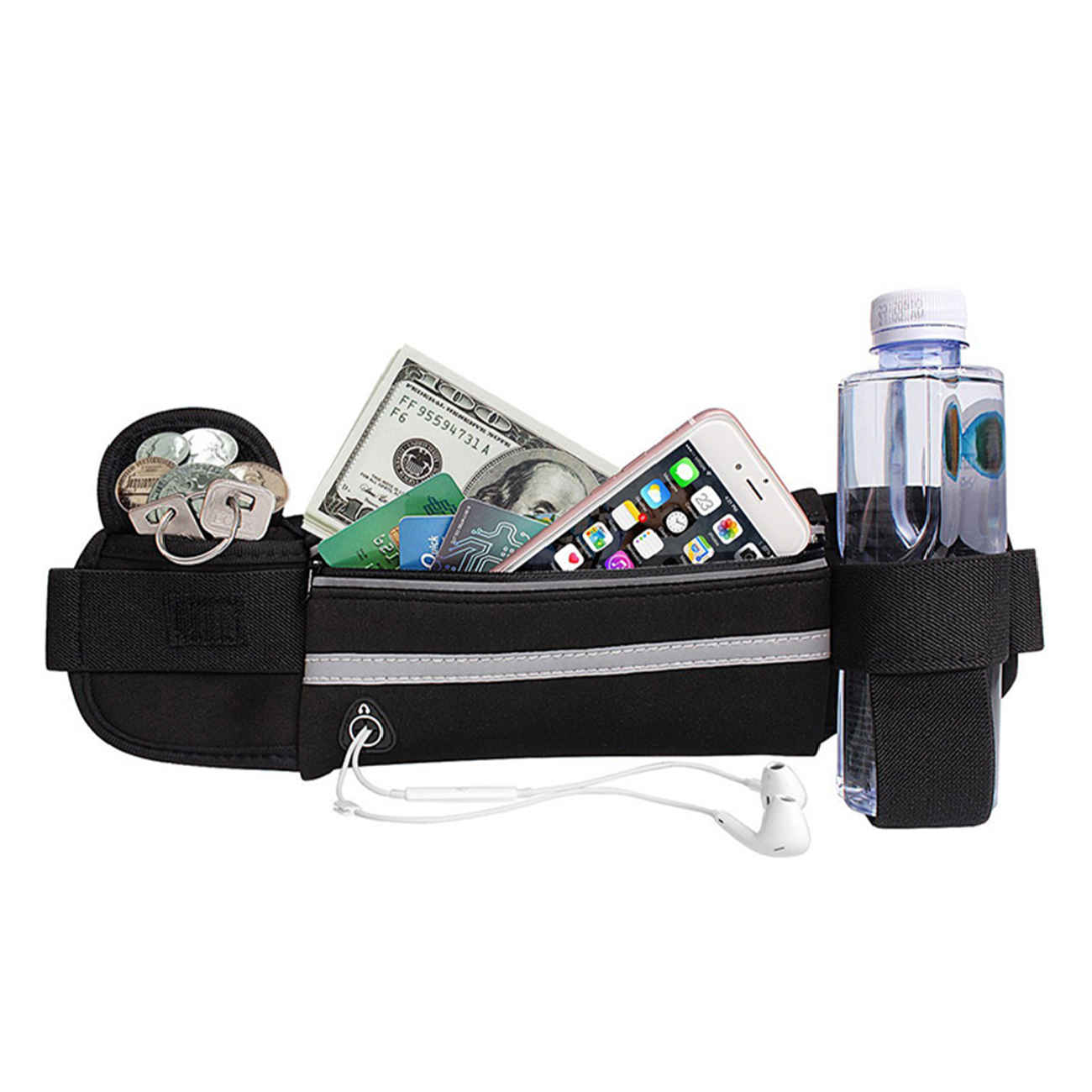 Schicke türkisfarbene Canvas-Gürteltasche – Essentieller Komfort & Stil