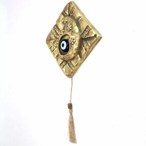 Böses-Auge-Keramik-Amulett zum Aufhängen Modell Termeh