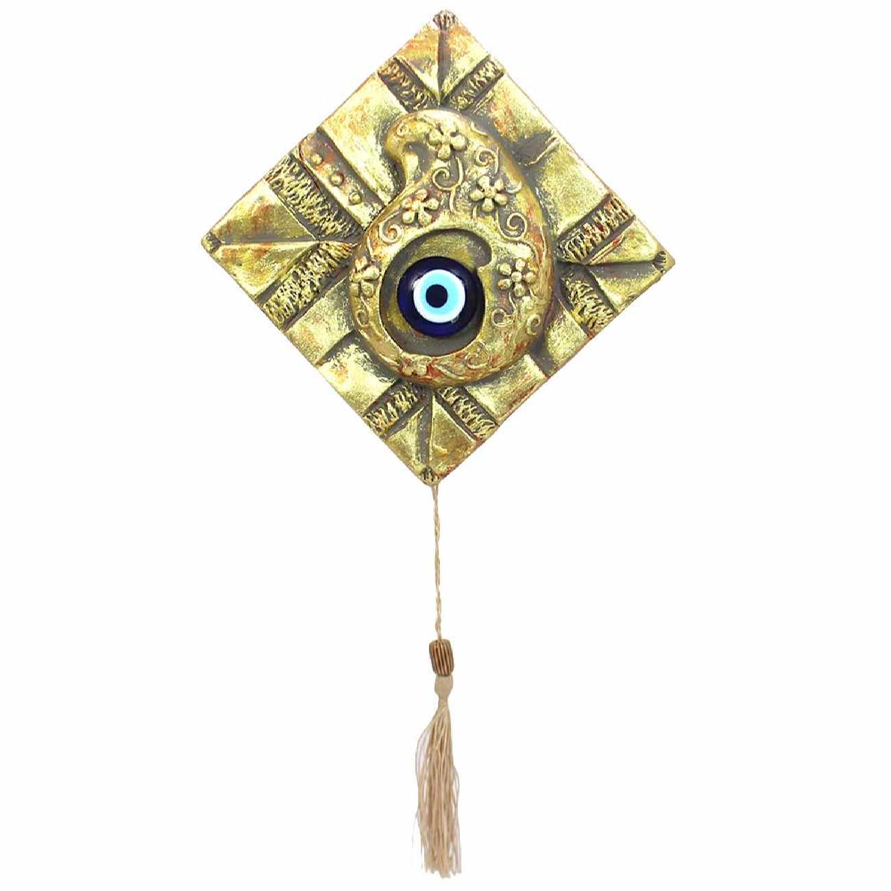 Böses-Auge-Keramik-Amulett zum Aufhängen Modell Termeh