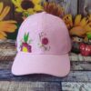 Handgestickte Damenkappe mit floralen Design