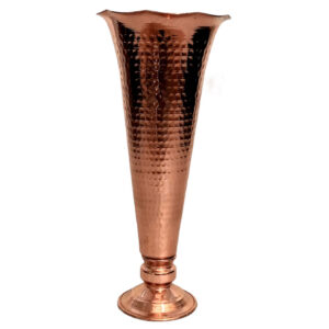 Handgefertigte Dekorative Persische Vase aus gehämmertem Kupfer, Modell Suri