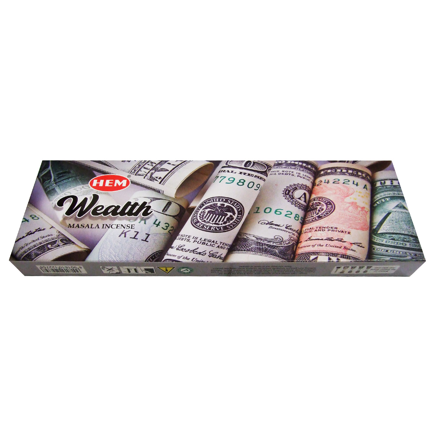 Hem Wohlstand Räucherstäbchen - 23 Handgemachte Stäbchen (Packung mit 4)
