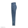 Hoch taillierte gerade blaue Jeans für Frauen, stylisch & bequem