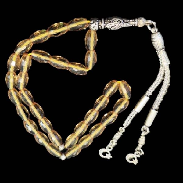 Islamischer Alexandrit Rosenkranz mit 33 Gebetsperlen Tasbih gefertigt