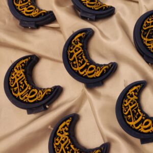 Islamische Kerze geeignet als Ramadangeschenk in Mondform (10x)