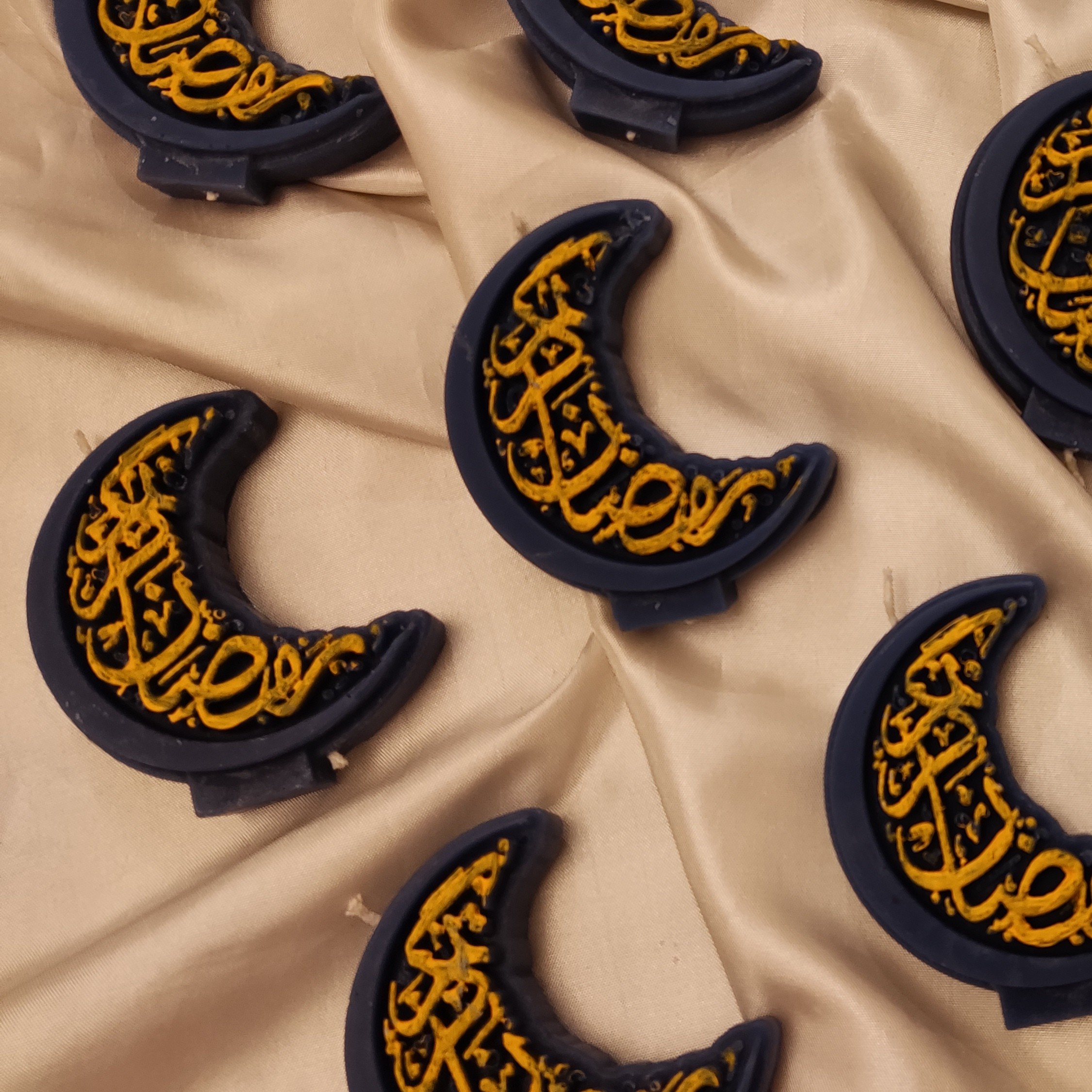 Islamische Kerze geeignet als Ramadangeschenk in Mondform (10x)