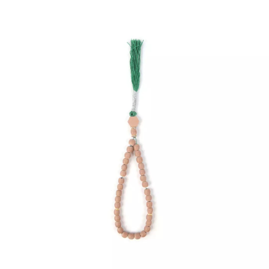 Islamischer Karbala Tasbih Gebetsperlen mit Khak-e-Shifa für Schiiten Reza