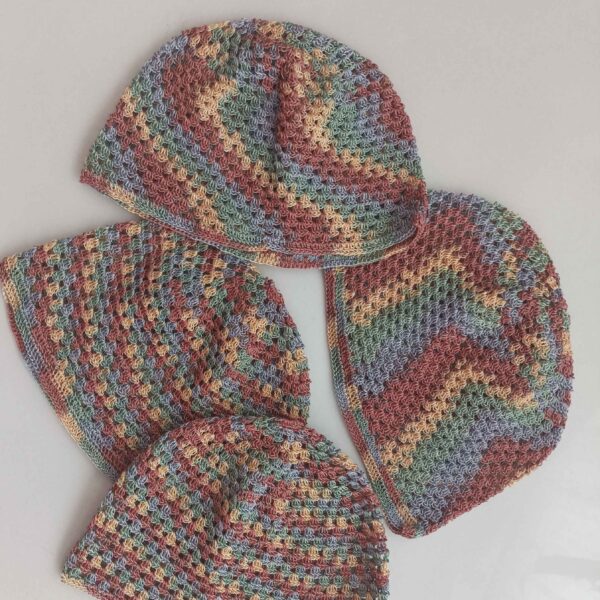 Strick Türkische Seiden Kufi Taqiyah - Muslimischer Kopfbedeckungshut