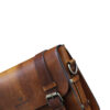 Luxuriöse Handgefertigte Leder Schultertasche - Dunkelbraun