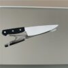 Leuchtende Haarspangen im Messer-Design Set aus 2