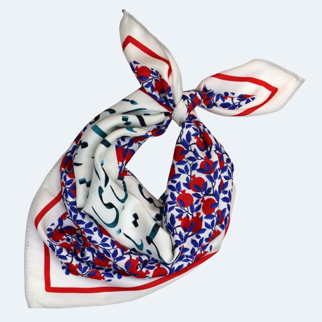 Luxuriöser persischer Hals-Schal für Frauen mit Kalligrafie-Design