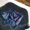 Macrame Rucksack - Handgefertigt für Frauen in Schwarz