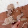 Macrame Slingback Sandalen für Damen Handgemacht Modell Tassel