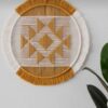 Makramee-Wandbehang Handgefertigter Wandteppich Kunst mit Boho-Dekor