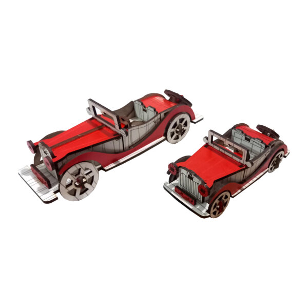 Maquette Modellbausatz: Holzklassisches Auto Modellbausatz Croc 2 Stück