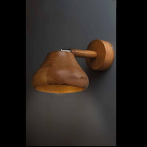 Minimalistische Einstellbare Holz Wandleuchte Modell Fungi