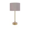 Neuheit Tischlampe mit Trommel-Lampenschirm Design in Braun